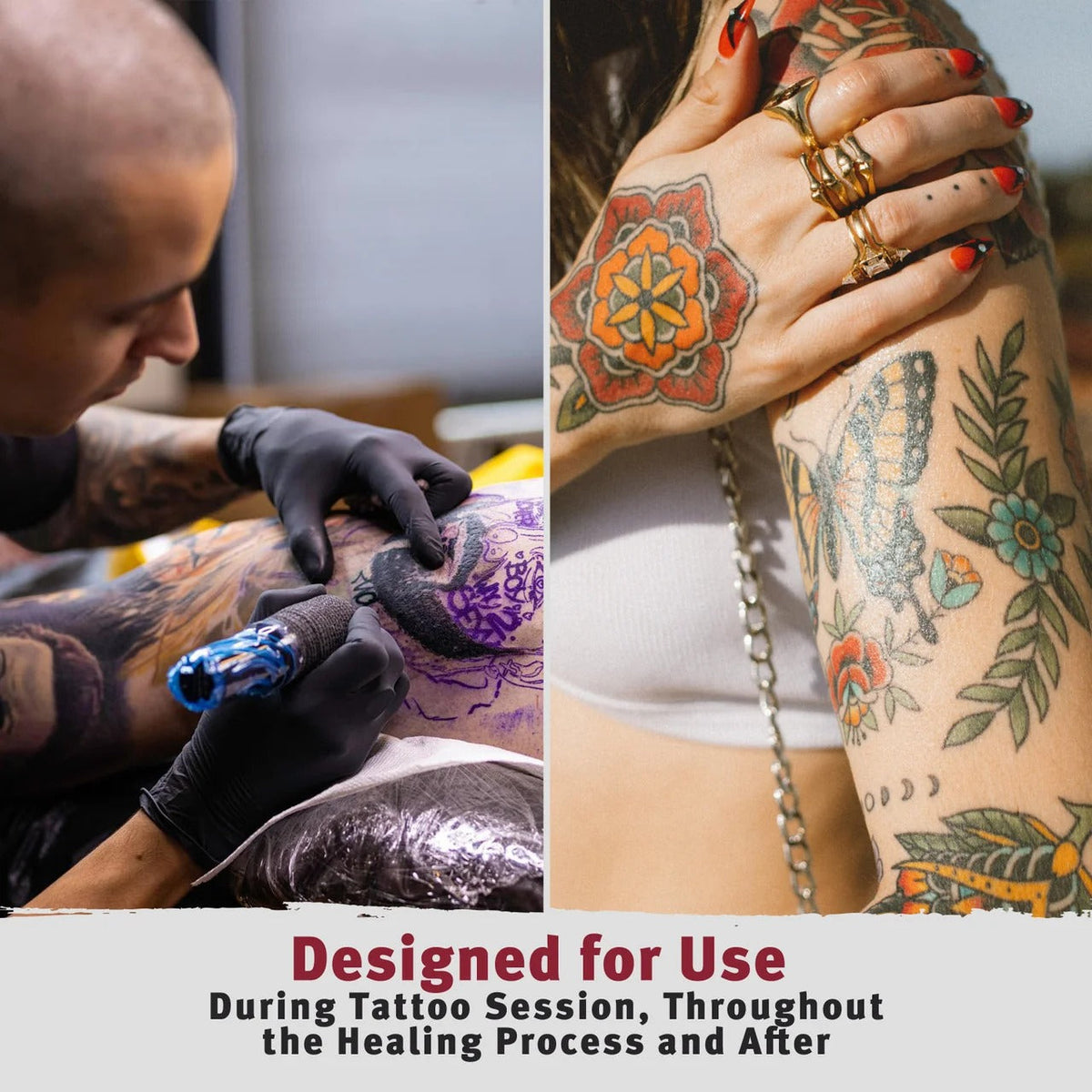 Hustle Butter Tattoo Aftercare 5 oz Tattoo Balm – Vegan, No-Petroleum