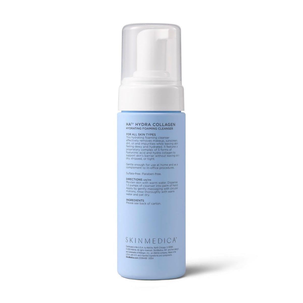 SkinMedica HA5 Hydra Collagen Hydrating Foaming Cleanser – 5 oz / 148 ml