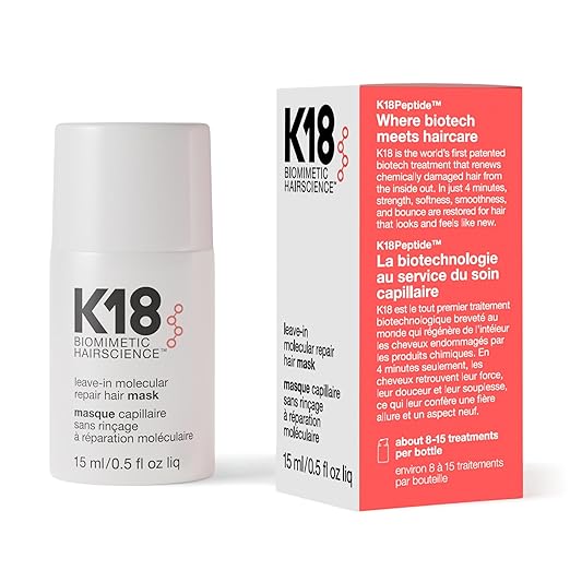 K18 Leave-In Molecular Repair Hair Mask 15 ml / 0.5 oz