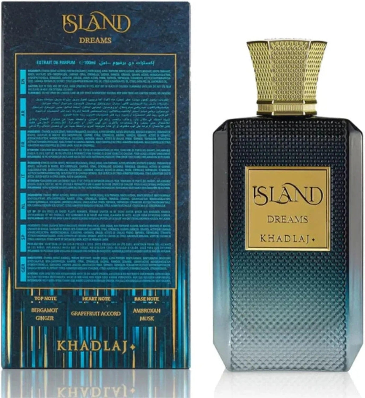 Khadlaj Island DREAMS Extrait de Parfum Spray for Unisex 3.4 oz / 100ml