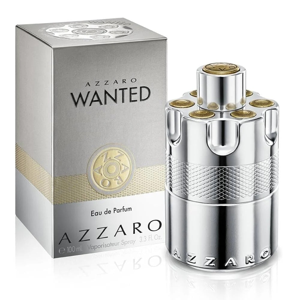 Azzaro Wanted Edp 100ML , LUXURY Azzaro Wanted Eau de Parfum for Men – 3.4 oz / 100 ml