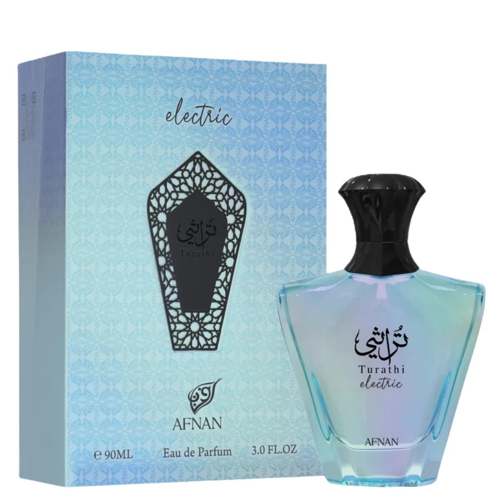 Afnan Turathi Electric Eau de Parfum Spray – 3.0 oz / 90 ml