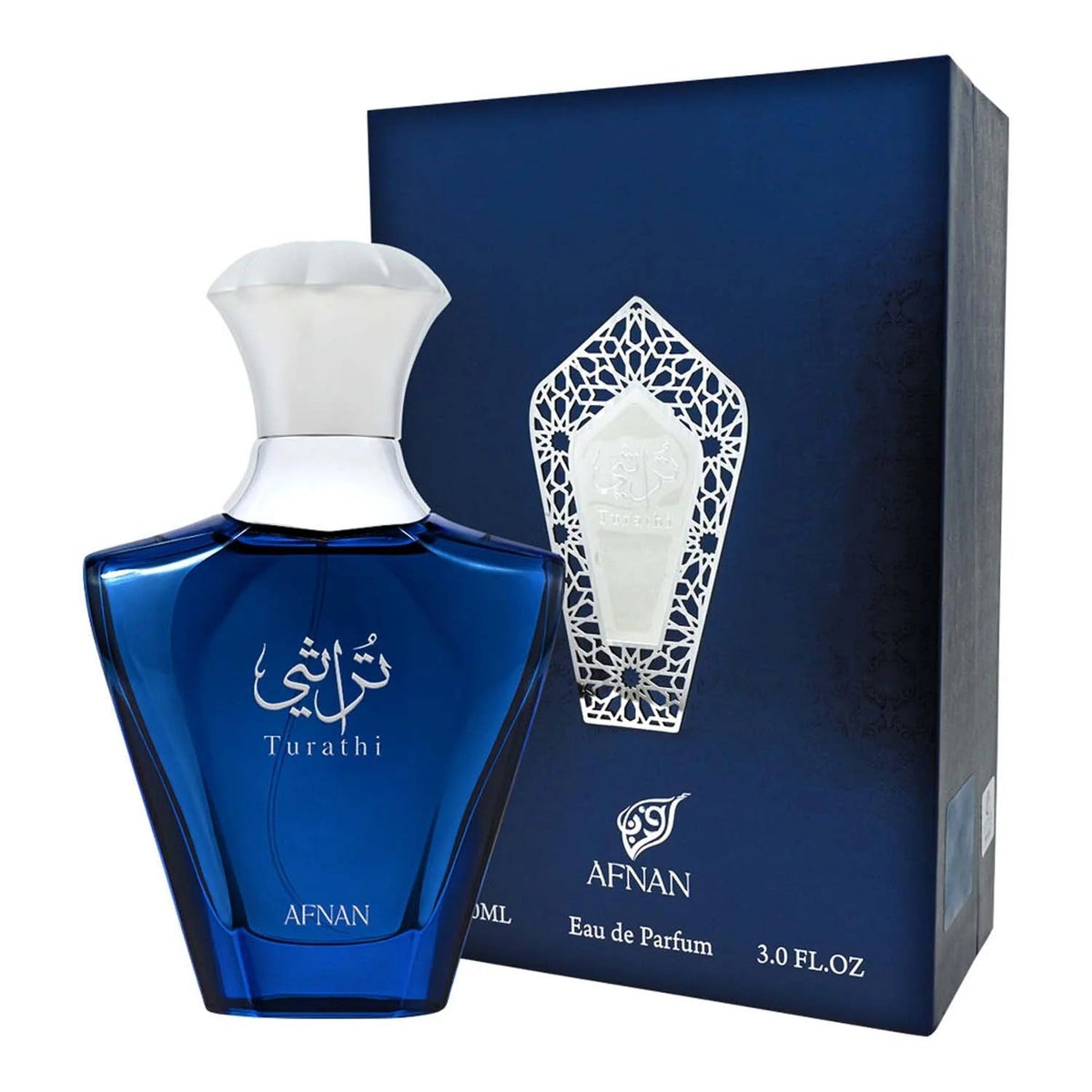 Afnan Turathi Blue Eau de Parfum for Men – 3.0 oz / 90 ml