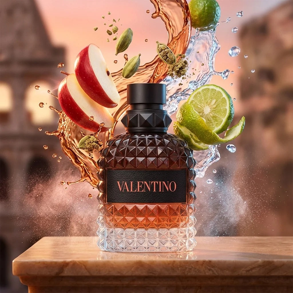 Valentino Uomo Born in Roma Coral Fantasy for Men – 3.4 Oz / 100 mL Eau de Toilette Spray