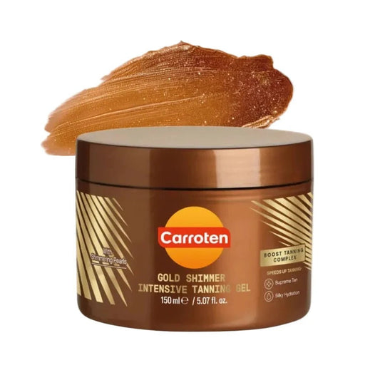 Carroten Travel Size Shimmer Tanning Gel, 1.7 oz + Spatula