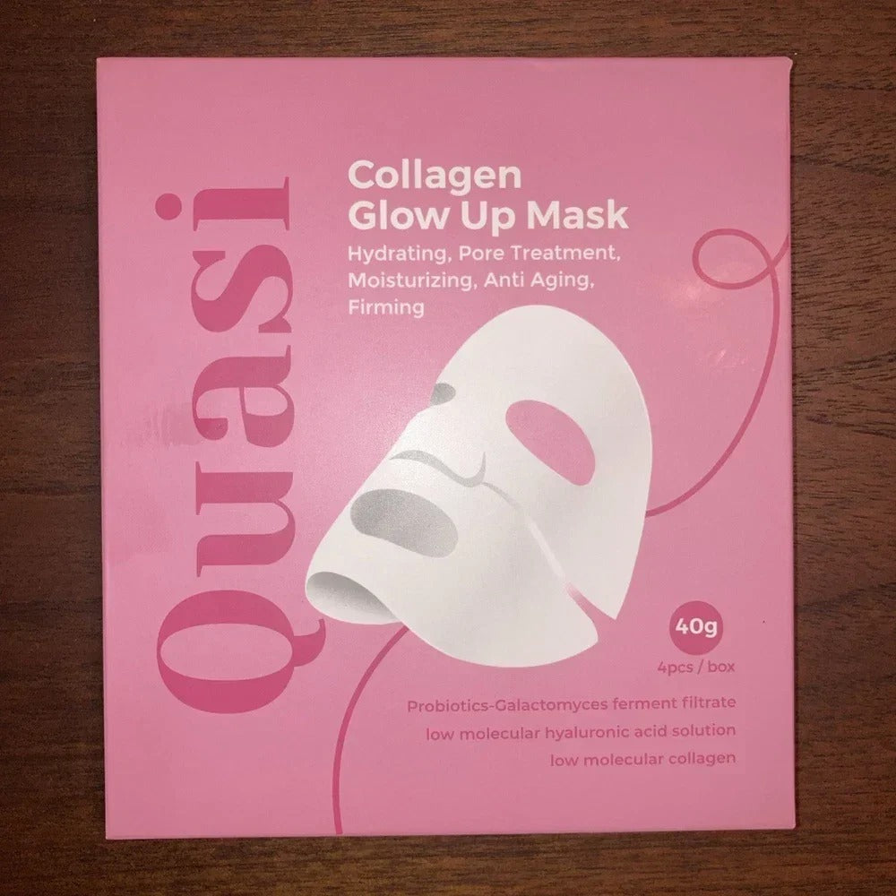Quasi Bio-Collagen Face Mask Overnight – Hydrating Korean Sheet Mask – Niacinamide & Low Molecular Collagen