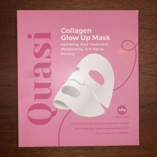 Quasi Bio-Collagen Face Mask Overnight – Hydrating Korean Sheet Mask – Niacinamide & Low Molecular Collagen