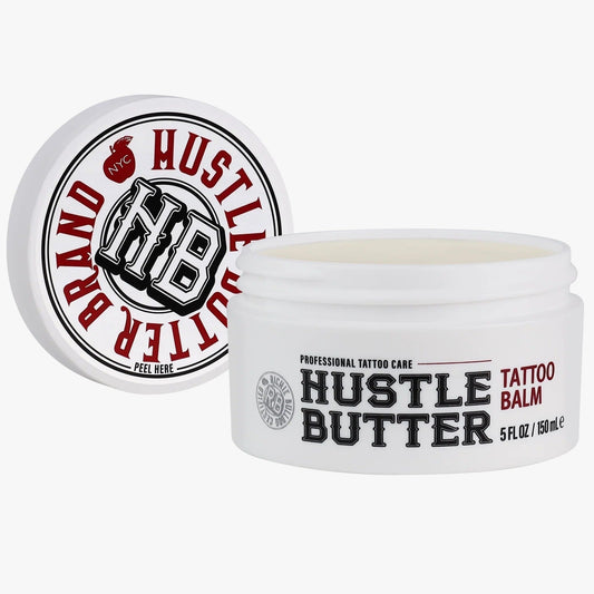 Hustle Butter Tattoo Aftercare 5 oz Tattoo Balm – Vegan, No-Petroleum