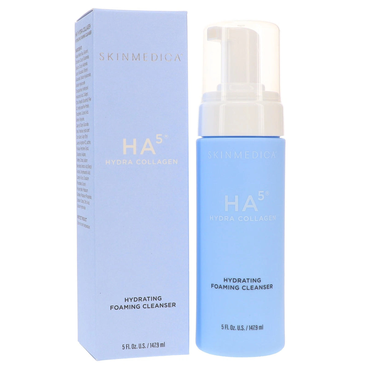 SkinMedica HA5 Hydra Collagen Hydrating Foaming Cleanser – 5 oz / 148 ml