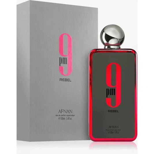 Afnan 9 PM Rebel Eau de Parfum – 3.4 oz / 100 ml