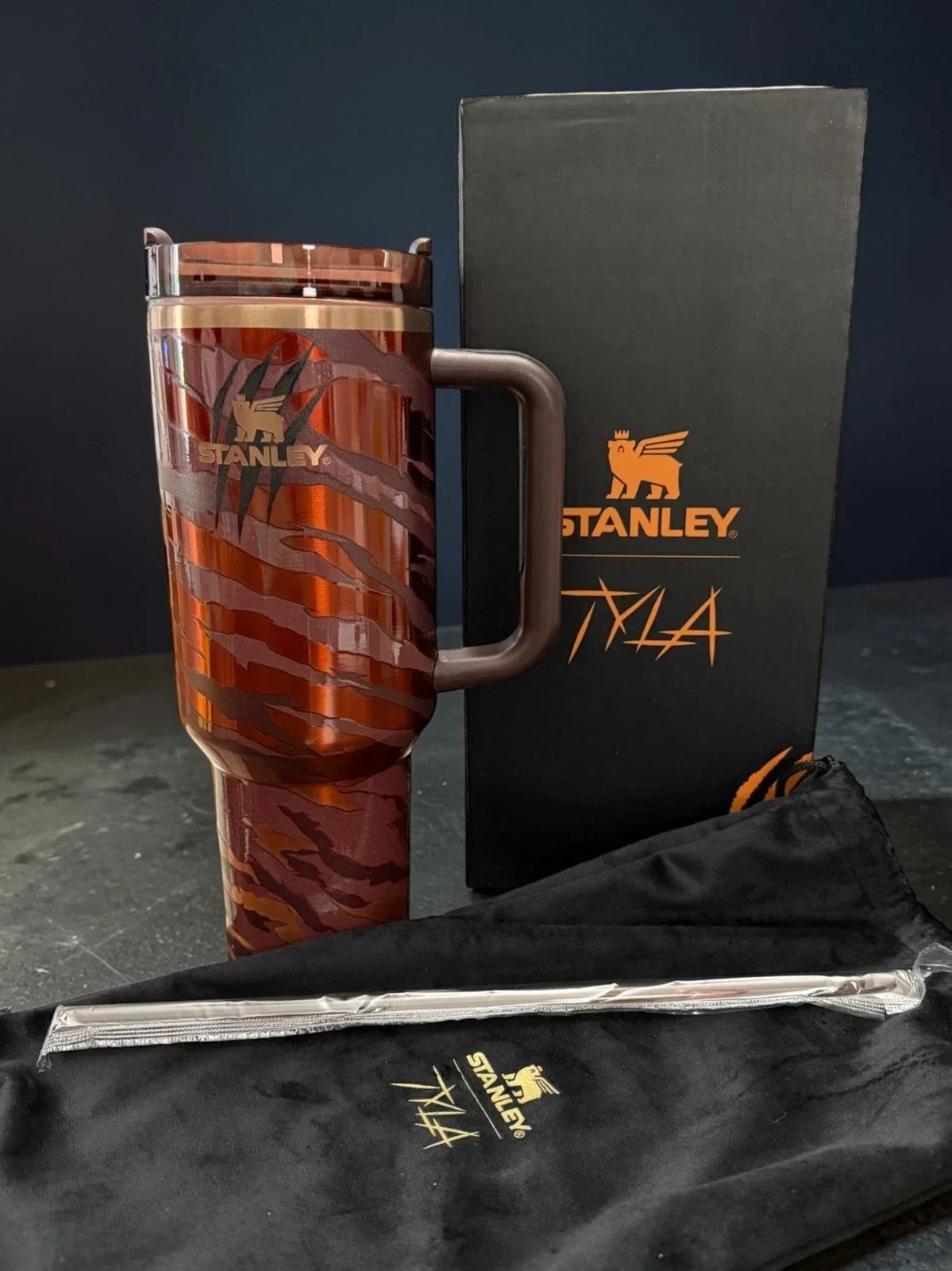 Stanley x Tyla Tyger Limited Edition Quencher H2.0 FlowState Tumbler – 40 oz