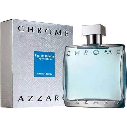 Azzaro Chrome Eau de Toilette for Men – 3.4 oz / 100 ml